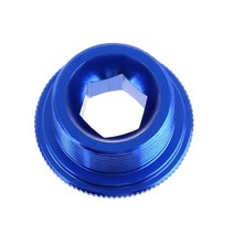 자전거 크랭크 암 크랭크 셋 바텀 브래킷 bb 액슬 알렌 휠 너트 볼트 나사 shimano 자전거 액세서리, 4-푸른