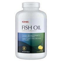 GNC Fish Oil 지앤씨 피쉬오일 오메가3 360정, 1개, 기본