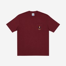 팔라스 x 리복 NPC 포켓 티셔츠 버건디 - 21SS Palace x Reebok NPC ket T-Shirt Burgundy - 21SS