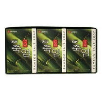대나무 추출물 엘지 죽염비누 3P/ 미용비누/ 손비누 _ 71798EA, 죽염비누3P, 본상품선택