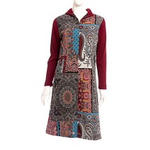 리본 골지배색 원피스 RB8-OP330