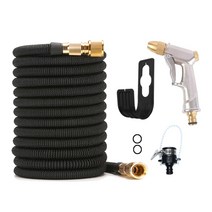 하이프레셜 초강력 고압 물분사기 호스릴 마당 정원 세차 베란다 요요 물호스 세트, 15M