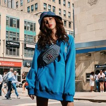 MLB 공식 남성 및 여성 가슴 가방 레트로 노안 시리즈 허리 NYLA 어깨 메신저 스포츠 레저 트렌드 BGC9, 뉴욕 양키스/네이비 블루