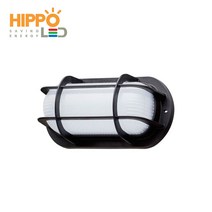 LED 실외 벽등 방수 벽부등 야외 욕실등 히포 주광색 HIPPO 20W DNU020, 6500K 주광색, 흑색, 히포 방수 망 벽등 20W DNU020