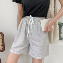 코지 4부 밴딩 남여공용 코튼 반바지