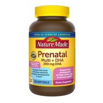 Nature Made Prenatal Multi   DHA 200mg 네이처메이드 프레나탈 멀티   DHA 200mg 150소프트젤 1통