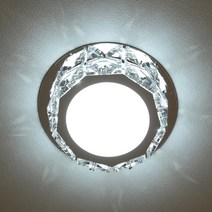 조명1번지 LED글라스 직부등 10W(매입형) 인테리어조명 현관등 복도등, 전구색(노란빛)