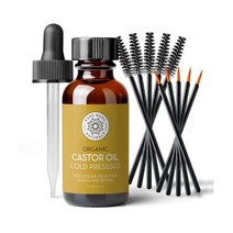 Castor Oil for Eyelashes and Eyebrows - Brow and Lash Growth Serum - Organic Hexane Free Cold Presse