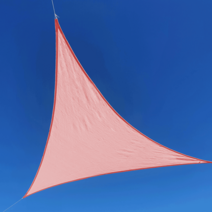 썬키다 HDPE 메쉬 그늘막 썬쉐이드, 5m x 5m x 5m 삼각, 벚꽃