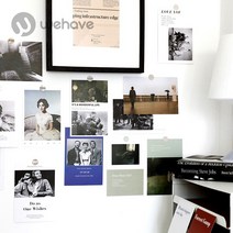 WEHAVE / 인테리어 감성 엽서 포토 클래식 흑백 영화 명화 (플랜테리어 조화 소품 스티커 세트 포함), 감성엽서B+스티커2종세트+플랜테리어소품