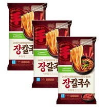 풀무원 강원도식 장칼국수 [2인분(439g)x3봉] 얼큰한국물 쫄깃함 진한국물 존맛탱 한끼대용, 17세트