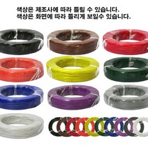 리드와이어 UL1007 AWG18 절단판매 /UL와이어 전선, 규격/색상선택, AWG18-WH, 1개