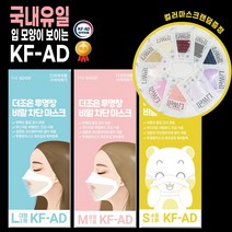 립리딩 마스크 /더조은 투명창 KF-AD 비말차단 마스크 (대형 소형 중형 1매입) + 컬러마스크랜덤증정/입 모양이 보이는 강의용 방송용 수화용 유아용 저학년용 성인용 여성용, 대형, 100개