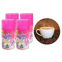 산도깨비 향기속으로 자동분사 방향제 리필 커피향 290ml 4P, 4개