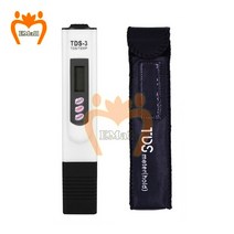 휴대용 TDS 디지털 물 테스터 테스트 펜 수질 분석 측정기 순도 검사 0-9999 ppm 측정, [06] White