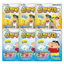 신짱 구미 복숭아맛 젤리 + 소다향 젤리, 3세트, 48g