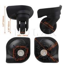 수하물 가방 바퀴 교체 롤러 나사 소형 여행 액세서리 개, W293 black