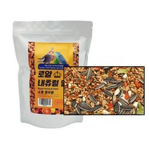 [앵무새먹이] 버펠 로얄밀 소형 1kg /세척모이/모란/유리/사자나미/왕관앵무