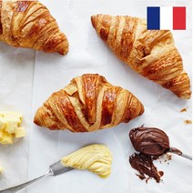 [프랑스수입] 엣홈 045 100% 천연버터 크로와상 브리도 DGF 델리프랑스 냉동생지 크로플 퓨어버터 에어프라이어빵 디저트, 브리도 크로와상 30g x 12개, 30g