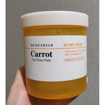브링그린 당근 비타 토너 패드 100매 대용량 1개 / 브링그린패드 브린그린당근패드 비타토너패드, 1개 (100매)