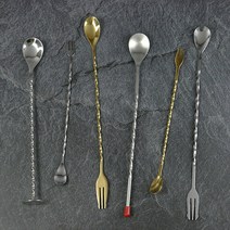 스텐 골드 바스푼 모음 칵테일 머들러 티스푼, 선택1-바스푼26cm