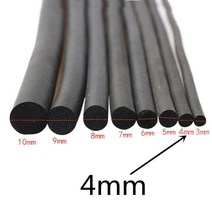 고밀도스펀지 방석 흡음재 5M EPDM 고무 폼 씰링 스트립 원형 솔리드 스폰지 테이프 O 형 방음 웨더스트립 하드웨어 액세서리, 01 4mm_01 O_01 5 메터
