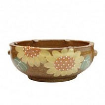 ANTW 옹기수반 해바라기 대사이즈 202330EA, 들꽃