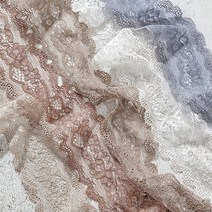 라이트앤 레이스 배경천 5.5x50cm 인스타 화장품 네일, 레이스 5.5x50cm 밀크티