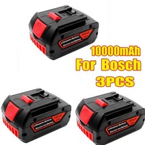 전동 드릴 세트 무선 공구 드라이버 18V 10000mAh Bosch 전기 드릴 18V 10.0Ah 리튬 이온 배터리 BAT609 BAT609G BAT618 BAT618G, CHINA, 파란