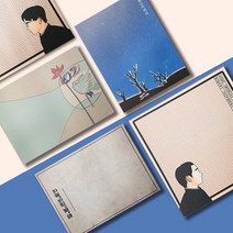 [떡메모지] 우리가 사랑한 윤동주 디자인 일러스트 메모지 5종 감성 인테리어 디자인 소품 굿즈, 송몽규 일러스트 메모지