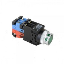 건흥전기 1A1B 조광 누름버튼 보호형 방우형 푸쉬온 스위치 230V AC 25mm KBL25WMP-3A11조광 누름 보호 방우형 스위치, 오렌지 [KBL25WMP-3AO11]