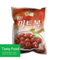 와이딜 알찬미트볼1kg 산과들 냉동, 본상품, 산과들 알찬미트볼1kg