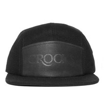 가방팝 크룩스앤캐슬 5-Panel Cap Serif BLK