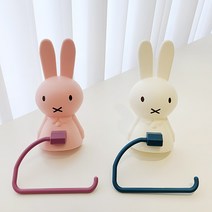 화장실 휴지걸이 욕실 화장지걸이 어린이집 유아 휴지홀더 유치원 두루마리 걸이 1+1, 밀크핑크+오프화이트