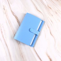 기념품 수집 앨범 지폐 사진 차표 항공권 청첩장 수집품 보관함 수집북 보관 포켓 케이스 블루