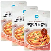 일루몬트 청정원 크림 로제 떡볶이 양념 140g, 6팩