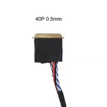 LVDS 스크린 케이블 I-PEX 20453-040T-11 40Pin 1CH-6BIT 단일 6 8 더블 10.1-18.4 인치, 03 Single 8-250MM