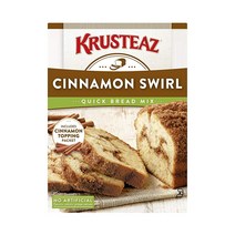 Krusteaz 시나몬 스월 퀵 브레드 믹스 552.8g(19.5온스) 597346, 1.22 Pound (Pack of 1)_Cinnamo