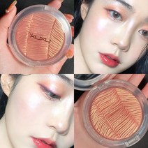 MINSHZEE 물광 글로우 팩트 하이라이터, 핑크화이트 *1