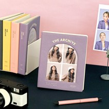 아이코닉 아카이브 셀프사진 앨범 4x6 네컷 사진첩 iconic 인생네컷 사진앨범 포토앨범 보관함 보관 포토북, 02 핑크