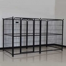 난로 펜스 철망 안전망 휀스 캠핑 연통 화목 가림막, 파란색 폭90x높이100x4개