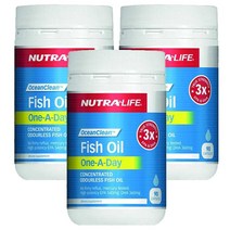 뉴트라라이프(Nutra-Life) 뉴트라라이프 피쉬오일(오메가3) 원어데이 90캡슐 X 3개, 270캡슐, 1세트