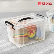 [다이소]클리어수납함(28.6*19*17 cm)-1034025