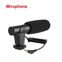 고스트xl마운트 여기현상소 MAMEN-스마트폰 및 카메라 블로깅 스튜디오 키트 비디오 촬영 슈트 마이크 포함 LED 필 라이트 미니 삼각대, [02] Only microphone