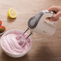 버티컬믹서 믹싱기 빵반죽기 베이킹 가정용 반죽기 제빵반죽기 핸드믹서 베어 에그 비터 전기 및 국수 421, 크림색