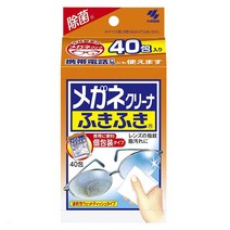메가네 후키후키 크리너 습기방지 40매 안경닦이 안경클리너 일본수입