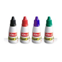 도장/명판/고무인 샤이니 리필잉크 28ml, 빨강