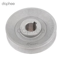 자바라 컨베이어 벨트 바퀴 우레탄 롤러Dophee-재봉틀 알루미늄 풀리 휠 45-120mm 솔리드 할로우 타이밍, 06 70mm