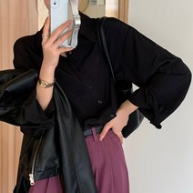 코코블랑 몬트 언발버튼 셔츠