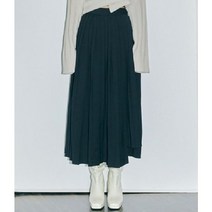 버브 UNBALANCE PLEATS SKIRT